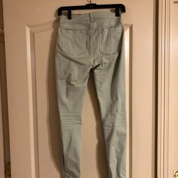 Rag & Bone Mint Colour Skinny Jeans - Picture 4 of 6